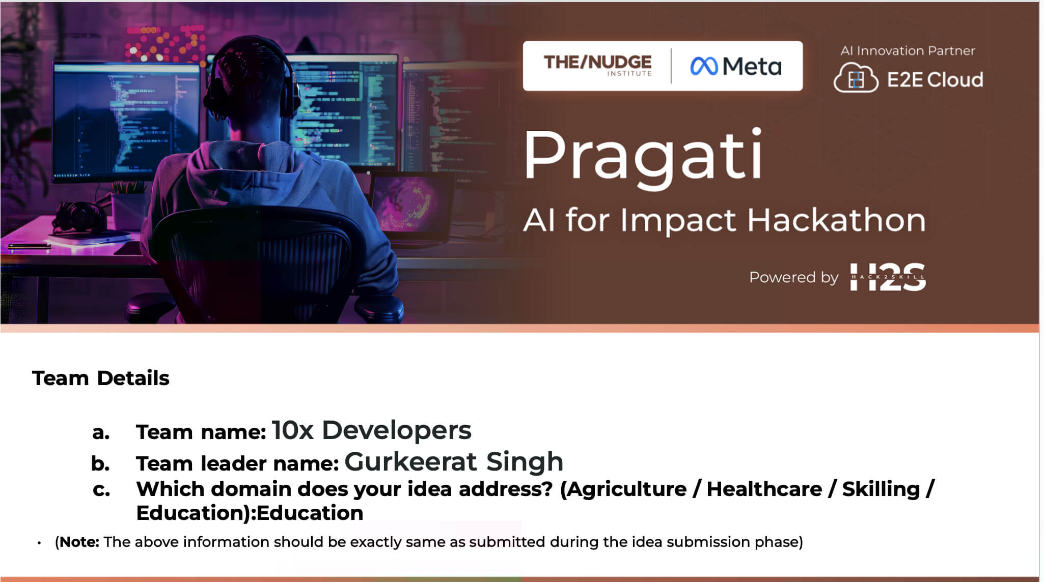 Screenshot of the NeoGurukul app interface